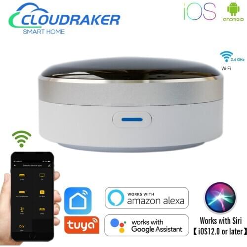 Smart Home Automation WIFI Universal IR Remote Control Works with Alexa Google Home Siri Voice Intelligent Remote Controller
