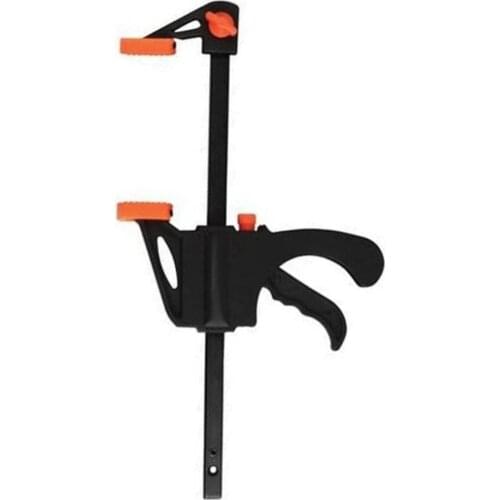 Woodworking F Clamps, Set of 4Pcs 100mm 4'' F-Bar Carpenter Clip Clamps Made of Aluminum Alloy and Plastic Fast Grip