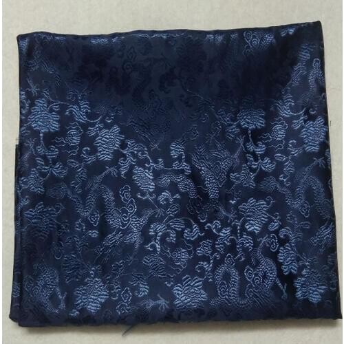 72cm Width Royal Navy Blue Dragon Jacquard Apparel Dress Costume Animal patchwork fabric Upholstery Furnishing Materil Curtain