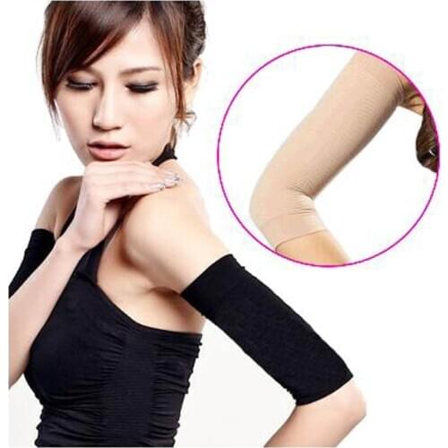 1Pair Slimming Compression Arm Shaper Slimming Arm Belt Helps Tone Shape Upper Arms Sleeve Shape Taping Massage For Women EK