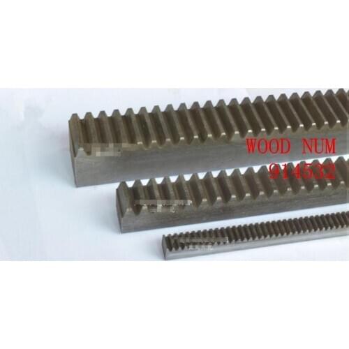 1.5 M Mod 16*16*1000 mm mold Gear rack Precision cnc rack (straight teeth) Toothed rack