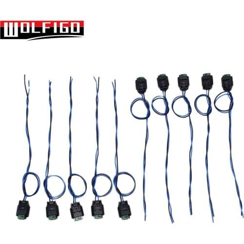 WOLFIGO New 1 PC/ 10 PCS Outside Ambient Air Temperature Sensor Socket Plug & Wire For BMW 1 6 7 Series