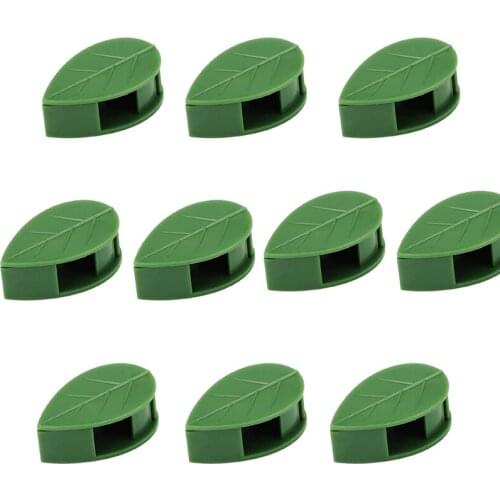 10PCS Leaf Shaped Climbing Plant Fixing Clip Self-Adhesive Invisible Plant Holder Electric Wire Support Multiple Uses Clip