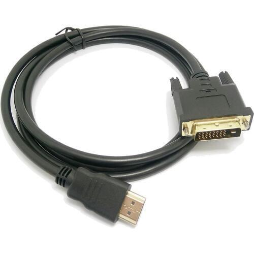 1080P High speed HDMI to DVI Cable Adapter 24+1 pin Gold plated DVI To HDMI Cable Converter 1.5m for HDTV PC XBOX Computer
