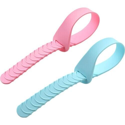 2Pcs Toilet Seat Lifter Home Bathroom Sanitary Toilet Seat Lifter Foldable Silicone Toilet Seat Ring Lifter Bathroom Accessories