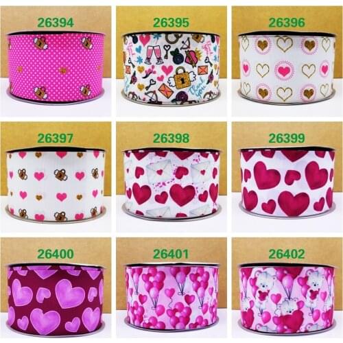 Free shipping 2020 new arrival ribbons Hair Accessories ribbon 10 yards printed grosgrain ribbons 26402