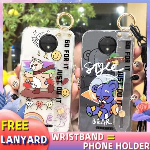 For Girls TPU Phone Case For MOTO C Cover Cartoon Beautiful For Woman For men Fashion Soft Case