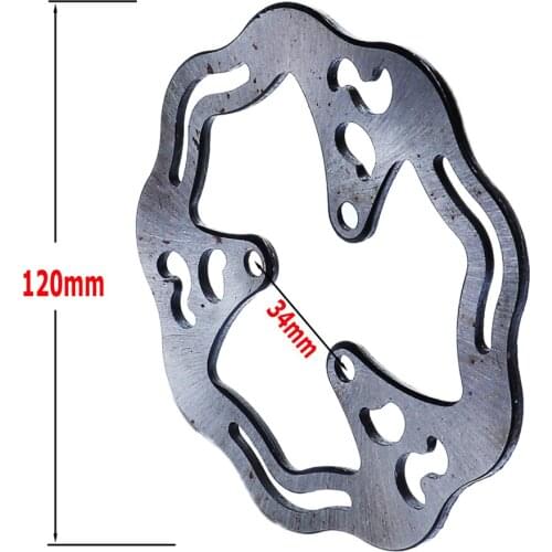 Outdoor Cycling Disc Brake Piece Rotor 120mm 34mm Electric Scooter brake pads Good Quality
