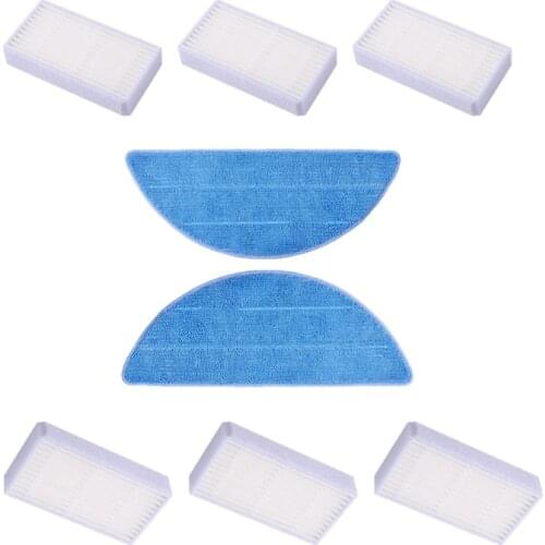 Robot Vacuum Cleaner HEPA Filter Mop Cloth for Tesla RoboStar T10 T30 T40 robotic Vacuum Cleaner Filter Parts Accessories