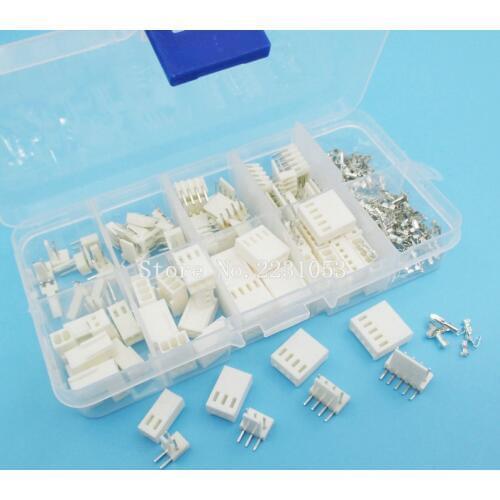 KF2510 Kits 40 sets Kit in box Right Angle 2p 3p 4p 5 pin 2.54mm Pitch Terminal / Housing / Pin Header Connectors Adaptor