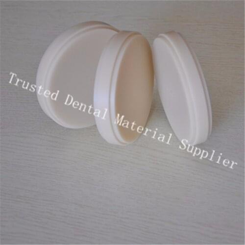 Hot ! 5 Piece OD98*14mm Dental Lab Materials PMMA Blocks CAD/CAM Wieland System Dental PMMA Blanks Teeth Mold Crown With Step