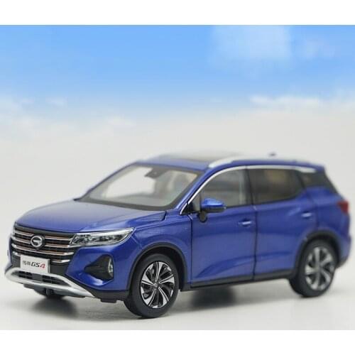 Diecast 1:24 GAC GS4 Trumpchi 2020 New Off-road Vehicle Simulation Alloy Car Model Collection Souvenir Ornaments Display Toys
