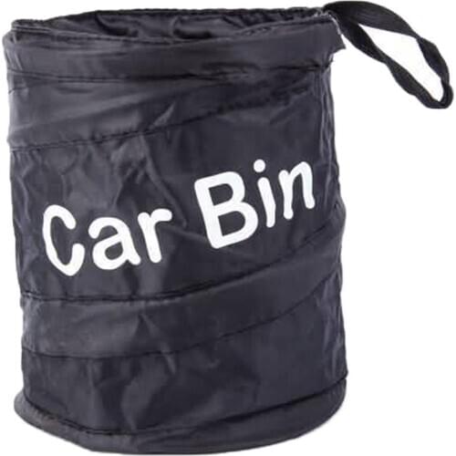 Fashion Waste Basket Trash Can Litter Container Car Auto Garbage Bin Storage Bag Auto parts