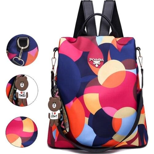 Fashion Backpack Women Shoulder Bags Large Capacity Women Backpack School Bags for Teenage Girls Light Ladies Travel Backpack