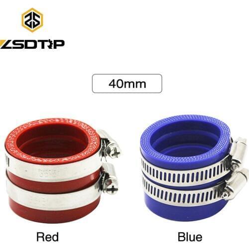 ZSDTRP 40mm Motorcycle Carburetor Rubber Adapter Inlet Intake Pipe For MIKUNI KEIHIN OKO KOSO PWK 32mm 34mm