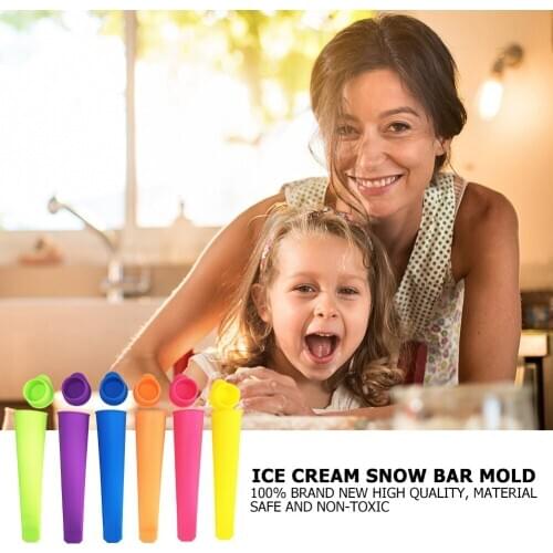 Multi-functional Ice Cube Popsicle Lolly Mould Practical Convenient Silicone DIY Dessert Ice Cream Mold Kitchen Gadget