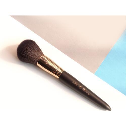 MyDestiny 001 Medium Powder Brush - Natural Hair Domed Powder Blending Brush - Beauty Makeup Tools