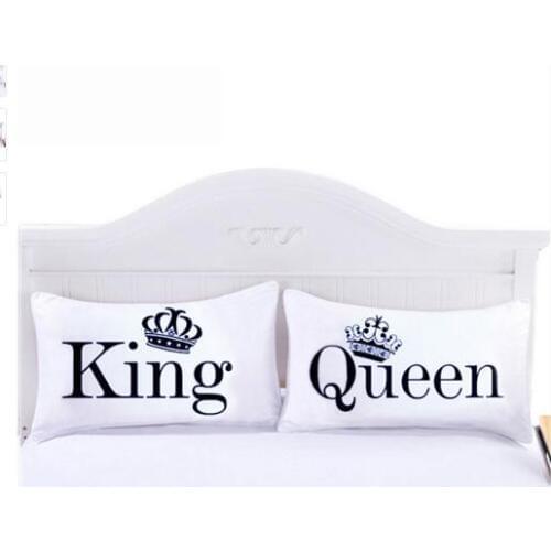 Pillowcase Set,Romantic Gift Idea for Couples Christmas, Valentines Day, Anniversary, Wedding, Engagement, for Him and Her