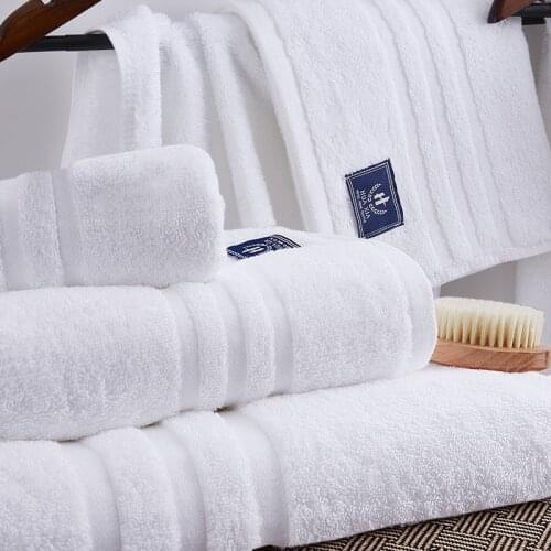 New arrival 2021 100% Cotton Three-piece High-grade towel set gift thick cotton hotel towel hand towels + bath towel face towel