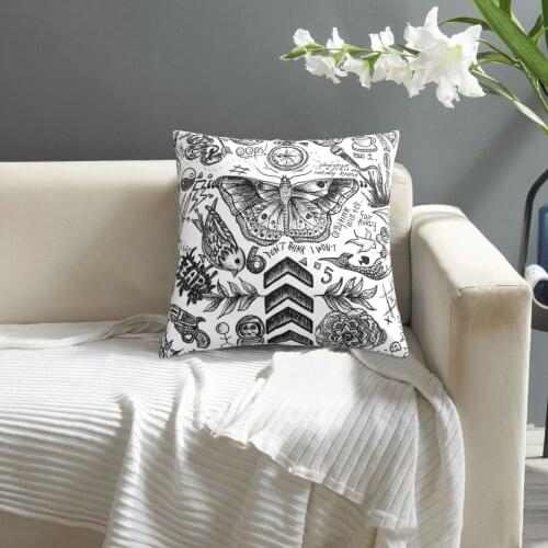 OT4 Tattoos,by Tashalmighty pillowcase printed cushion cover sofa waist pillow pillow cover
