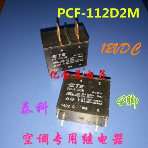 PCF-112D1M Relay 12VDC A group of normally open 4-pin 25A