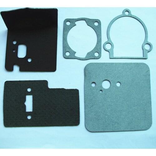 Full gasket for Kawasaki TH23 hedge trimmer brush cutter cylinder carburetor muffler exhaust crankcase gasket replacement