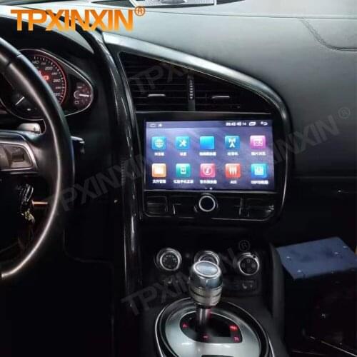6G+128G Carplay Tesla Android 10 Radio Receiver Multimedia Stereo For Audi R8 GPS Navigation WiFi Audio Video Player Head Unit