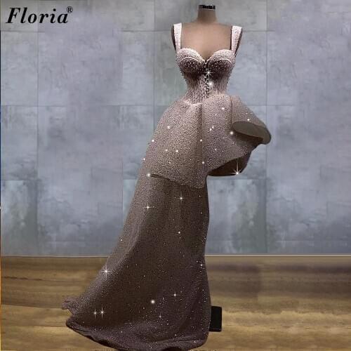 Plus Size Cocktail Dresses Mini Blush Pink Sweet Prom Party Dresses For Women 2021 Sequins Graduation Gowns Robes De Bal