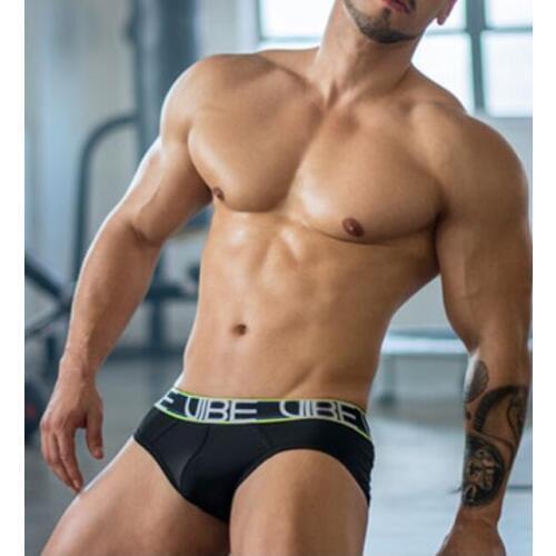 Men Sexy Silky Briefs Underwear Clothes Mens pouch Briefs Underwear Male Quick-dry Brief Underpants