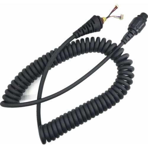 Microphone Spare Cable 10-Pin Aviation Connector For SM25A1 Speaker For Hytera MD-650 MD650 RD960 RD620 MD780 Radio
