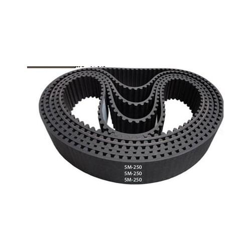 HTD5M-250 Teeth 50 Width 15mm Length 250mm HTD5M 250 Rubber Timing Transmission Belt