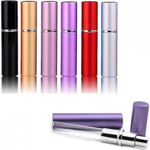 1Pcs 5 ml Travel Practical Portable Mini Refillable Perfume Atomizer Empty Glass Spray Bottle For Travel Home