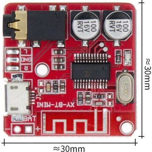 10pcs Bluetooth Audio Receiver board Bluetooth 4.1 mp3 lossless decoder board Wireless Stereo Music Module