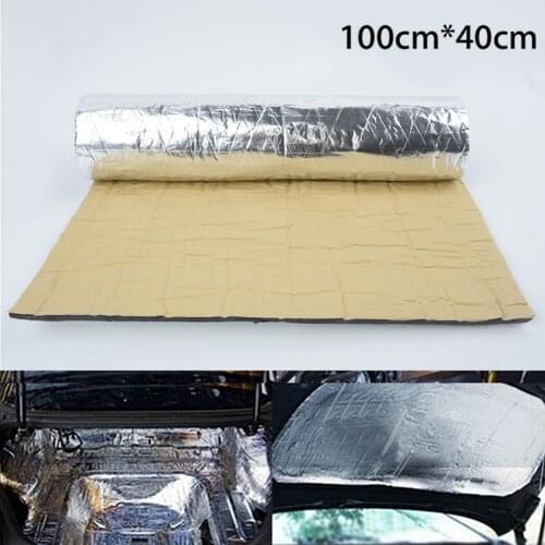 100x40cm 5mm Car Auto Sound Proofing Deadening Vehicle Insulation Closed Cell Foam Automobile Accessories Sound Heat Deadener