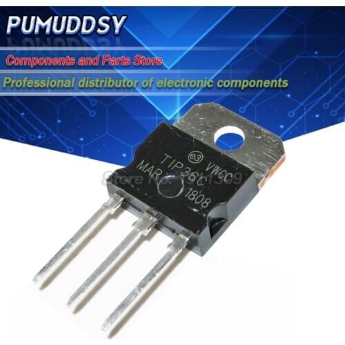 5PCS TIP36 TIP36C TIP36CW 25A 100V TO-3P TO-218 IC