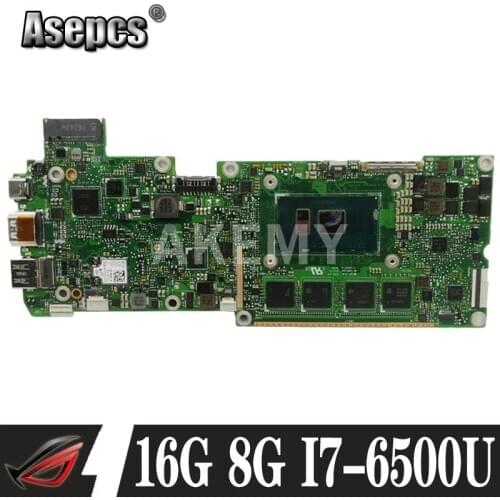 Akemy T303UA I7-6500 CPU 8GB/16G RAM Mainboard For Asus Transformer 3 T303U T303UA Laptop Motherboard T303UA Mainboard Test OK