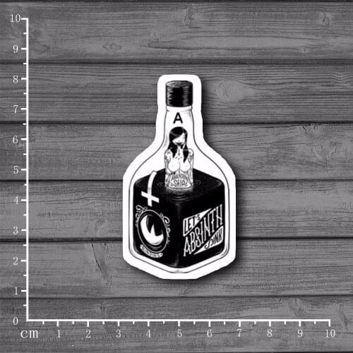 Exclusive Absinthe Bar Temptation Waterproof On Notebook Car Styling Personalized Laptop Sticker Skateboard Luggage[Single]