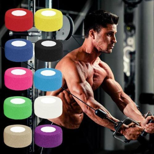 Elastic Cotton Roll Adhesive Tape 5cm*5cm Sports Muscle Tape Bandage Care Kinesiology First Aid Tape Muscle Injury Support