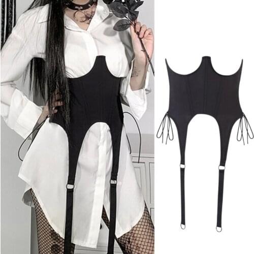 K3NF Women Waist Training Corset Body Shapewear Women Gothic Clothing Underbust Waist Cincher Sexy Bustier Belt Corset Top