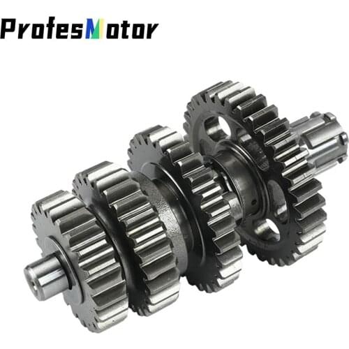 LF125 Transmission Gear Box Counter Shaft kit For lifan 125 125cc 1P52FMI Horizontal Engines Dirt Pit Bikes Parts Engine Parts