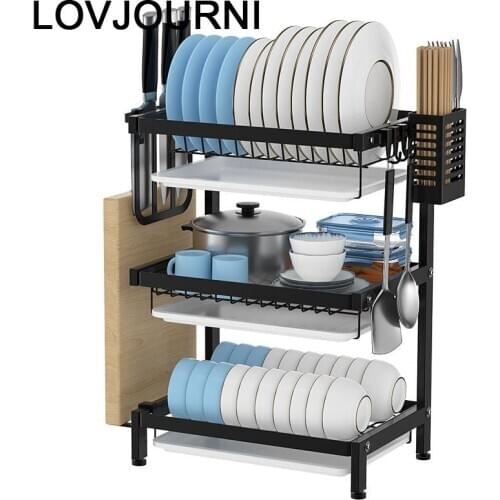 Keuken Cosinha Cosas De Cocina Afdruiprek Cucina Stainless Steel Dish Mutfak Cozinha Cuisine Kitchen Storage Rack Holder