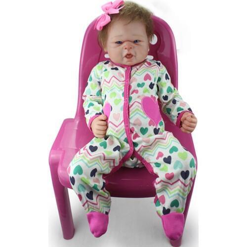 Full Body bebe reborn Full Silicone Reborn Baby Life Girl Dolls menina de silicone menina silicone realista toy doll brinquedos