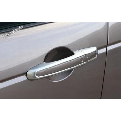 Lapetus Side Door Handle Catch Cap Auto Accessories Cover Trim 8 Pcs For Jaguar XF 2016 2017 2018 2019 ABS Accessories 2 Model