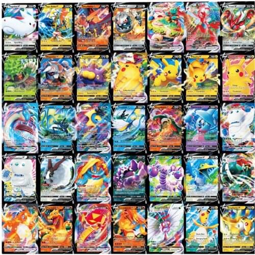 New Pokemon Card Featuring 60 VMAX Game Battle Carte Trading English Version 200 GX Tag Team 30 EX MEGA 20 ENERGY Shining Cards