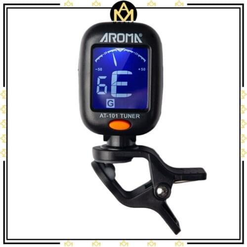 NEW AT-101 AT-01 Digital Clip-on Electric Guitar Tuner Foldable Rotating Clip Ukulele Guitar Bass Mandolin Etc