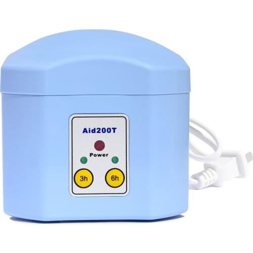 Hearing aid dehumidifier 3/6 Hour Timer Hearing Aid dryer Drying Box Case electric Drybox to protect hearing aid dehumififier