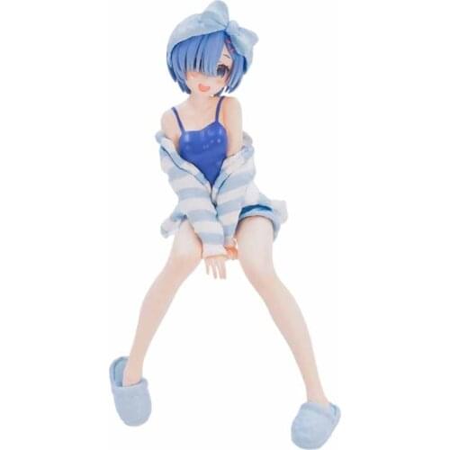 Pre-sale From Zero Rem pajamas instant noodle press figure Japanese Anime Figure Model Ornaments Anime toys gift
