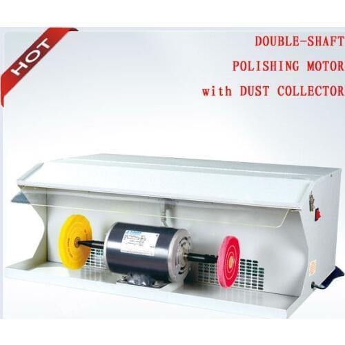 Promotion Polishing Motor with 2 pcs Buffing Free 220V 550W 1/2 HP Jewelry Polishing Machine with Dust Collector Best Price