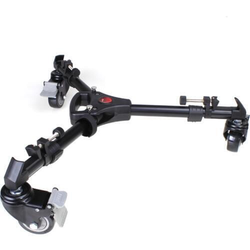 FEDEX EMS Free Shipping YUNTENG 901 Professional Folding Aluminum Alloy Large Size Tripod Dolly Base Stand Tripod Grand Base