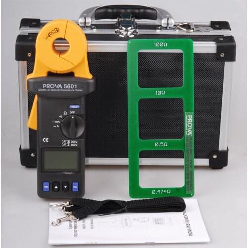 PROVA-5601 Clamp-on Ground Resistance Meter Clamp-on Ground Resistance Meter TES Ground Ammeter